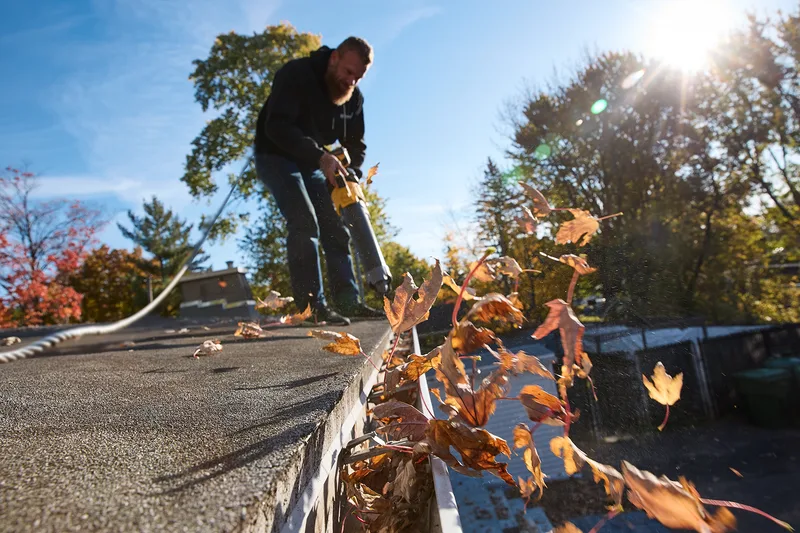 Gutter cleaning service